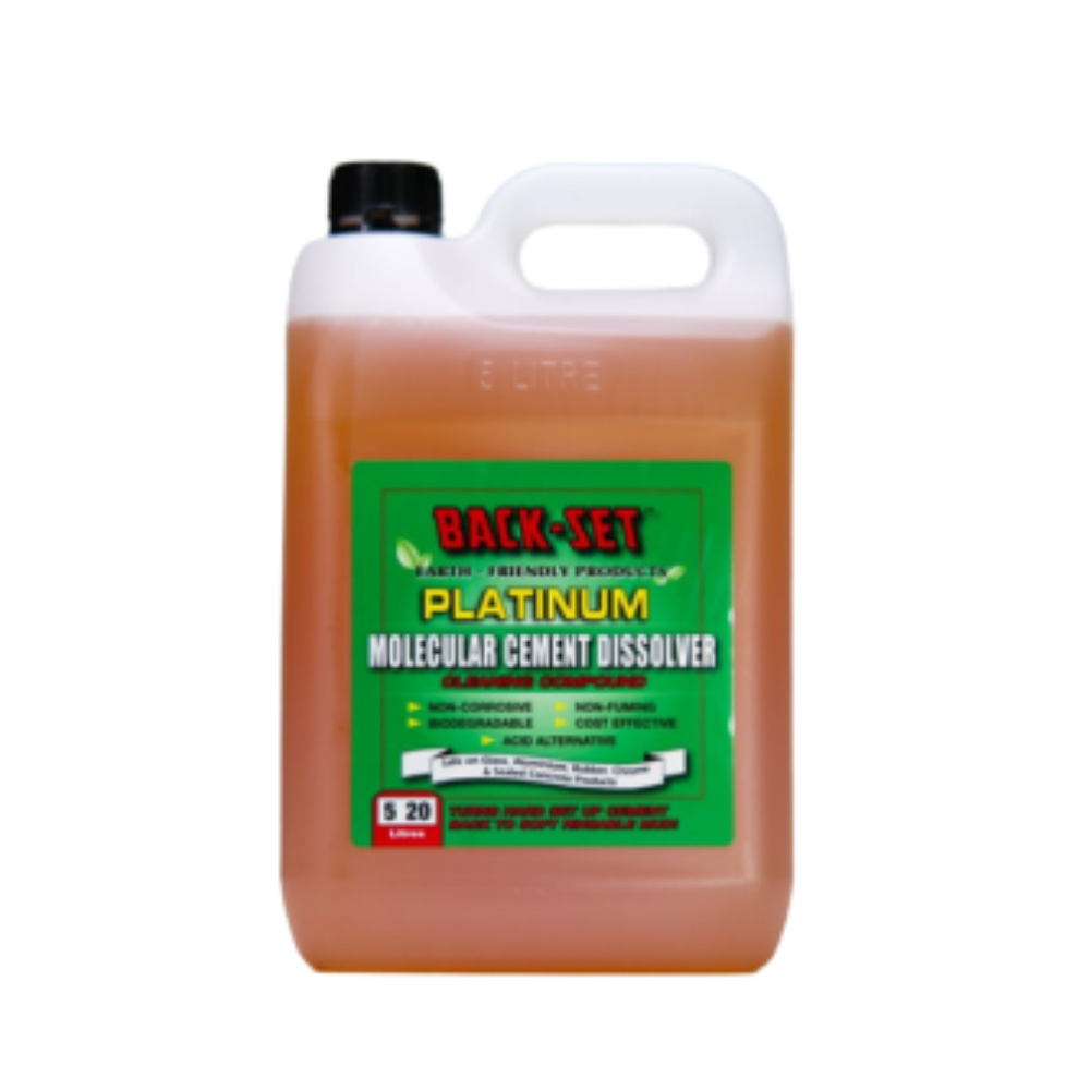 Backset Platinum Cement Dissolver- 5L